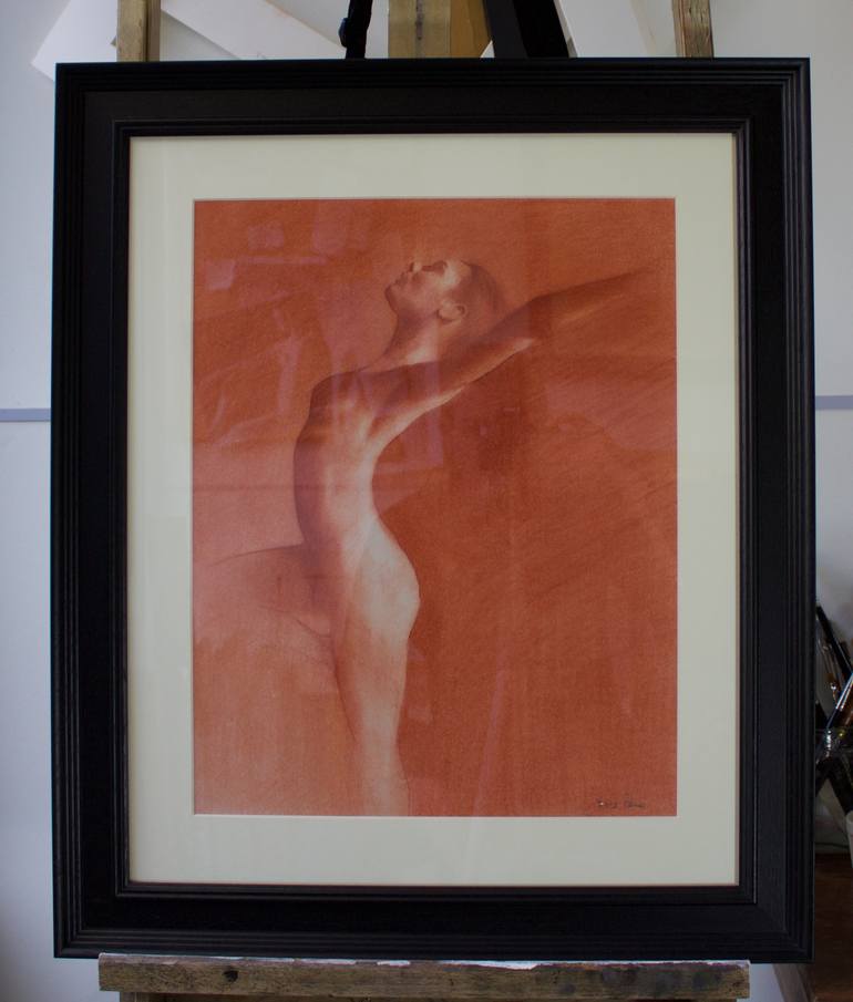 Original Figurative Nude Drawing by Patrick Palmer