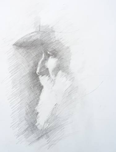 Original Figurative Portrait Drawings by Patrick Palmer