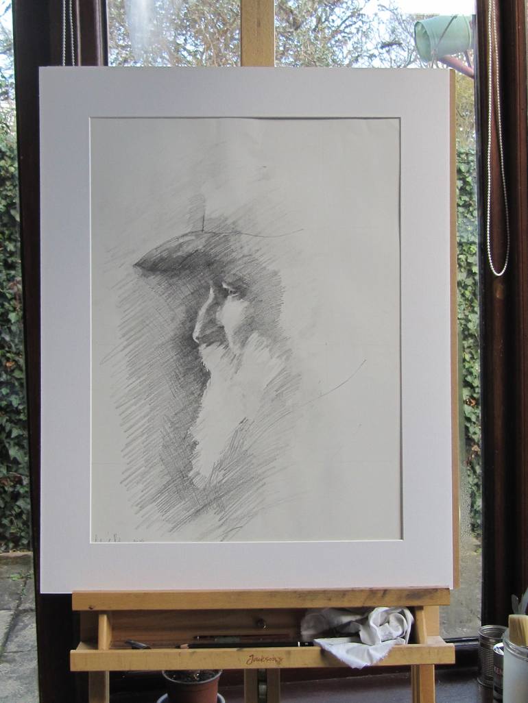 Original Portrait Drawing by Patrick Palmer