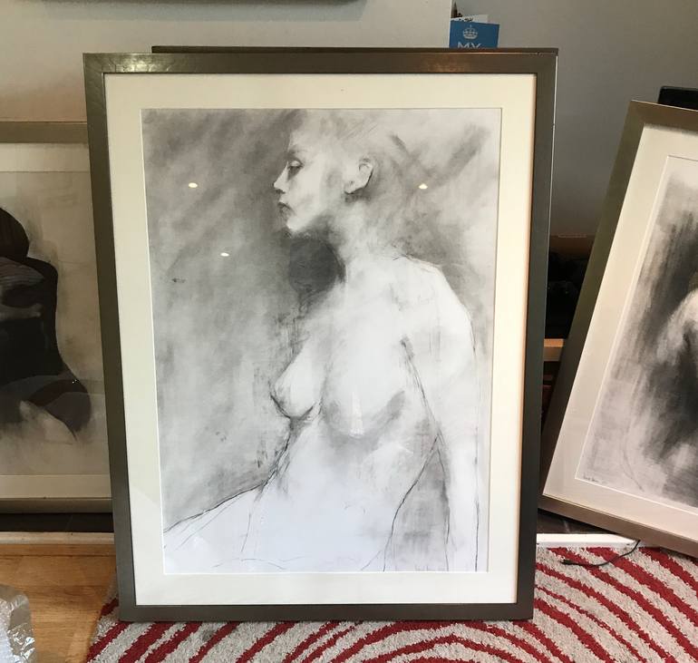 Original Fine Art Nude Drawing by Patrick Palmer