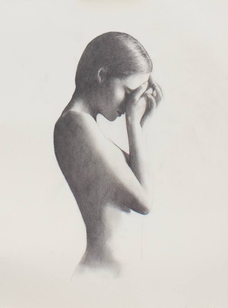 Original Nude Drawing by Patrick Palmer