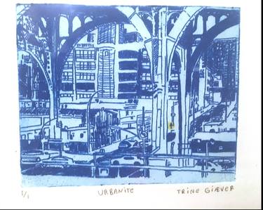 Original Cities Printmaking by Trine Giaever