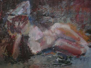 Print of Expressionism Nude Paintings by Maria Kulcsar Moldovan