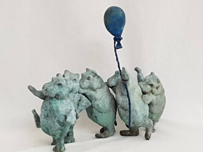 Original Animal Sculpture by Jacqueline Desmet
