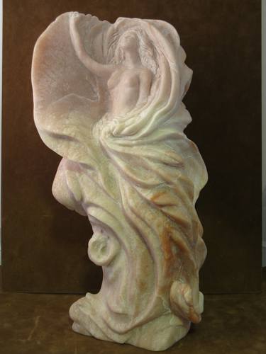 Original Art Deco Fantasy Sculpture by Kathryn Vinson