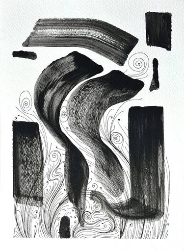 Print of Abstract Nature Drawings by ralphy rodriguez