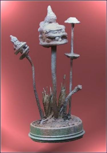 Original Abstract Sculpture by John Latham