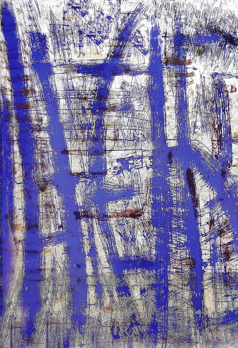 Original Abstract Expressionism Calligraphy Painting by Marco Scaramuzza
