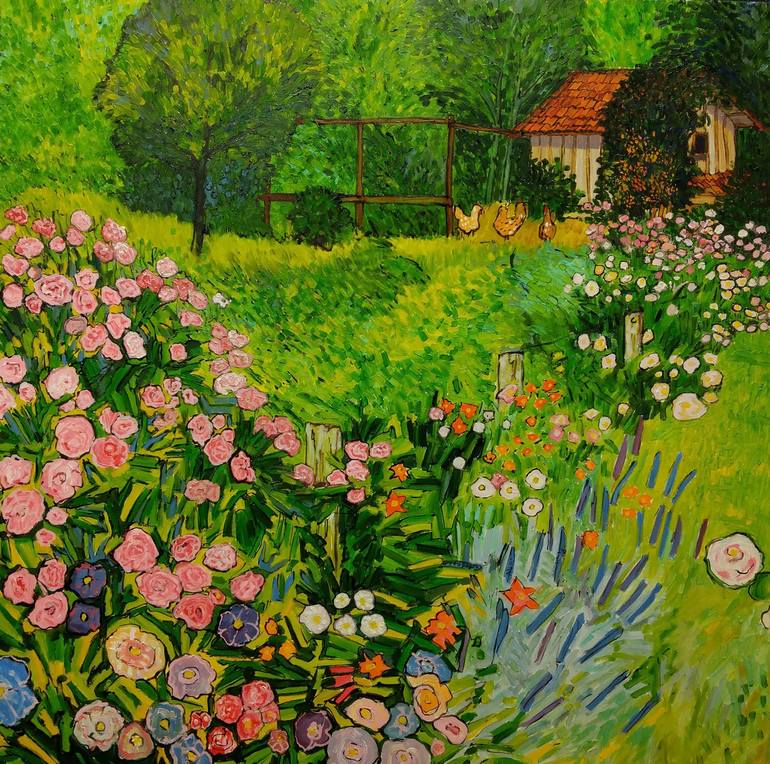 Print of Impressionism Landscape Paintings by Walter Loepfe