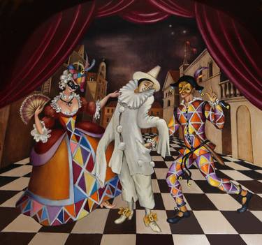 Print of Performing Arts Paintings by Lyubov Momot