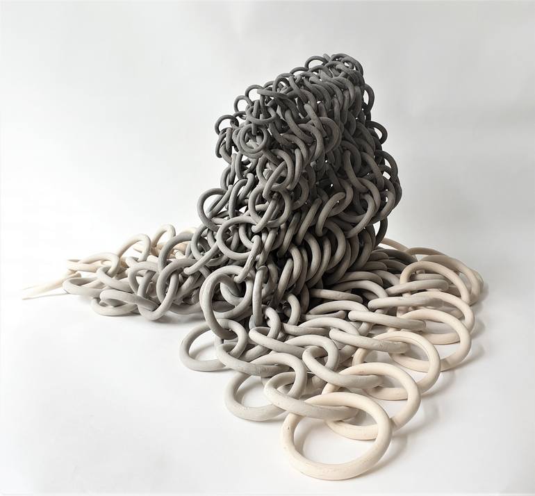 Original interactive Abstract Sculpture by Cecil Kemperink
