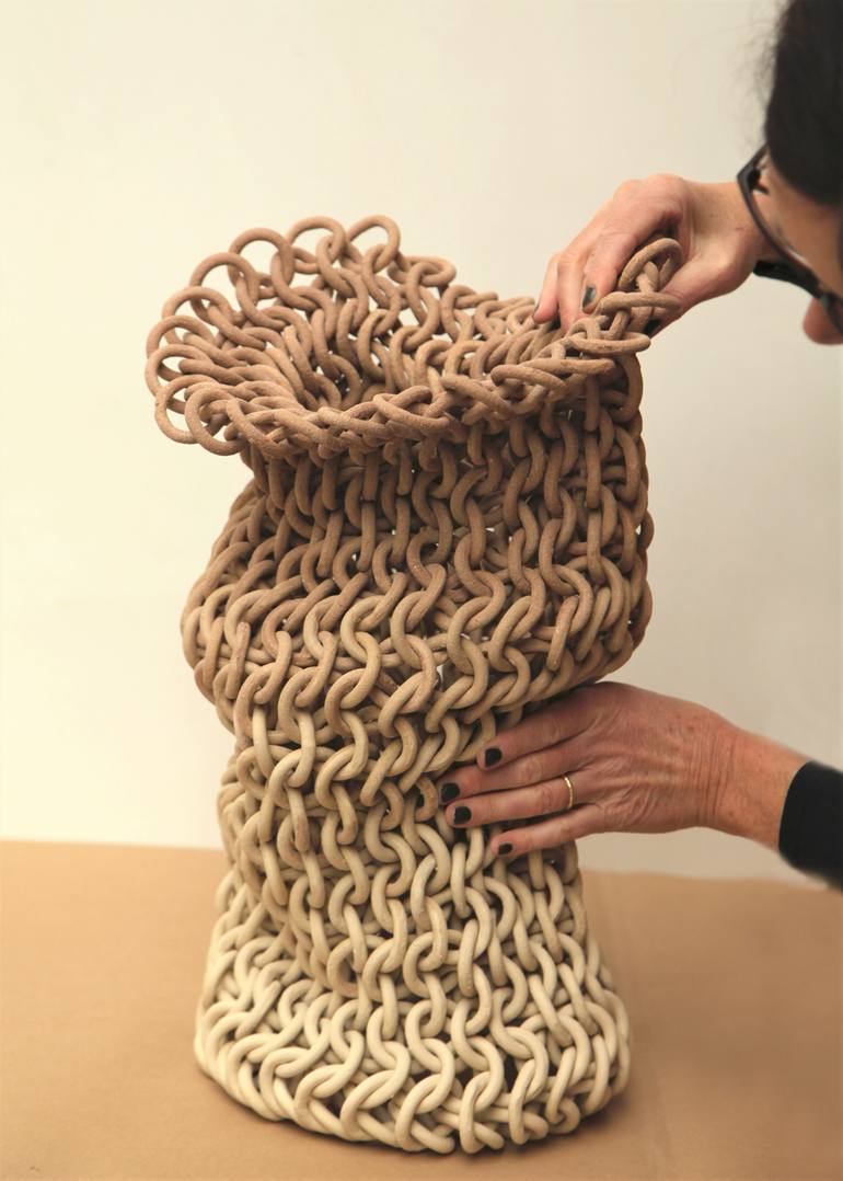 Original Conceptual Abstract Sculpture by Cecil Kemperink