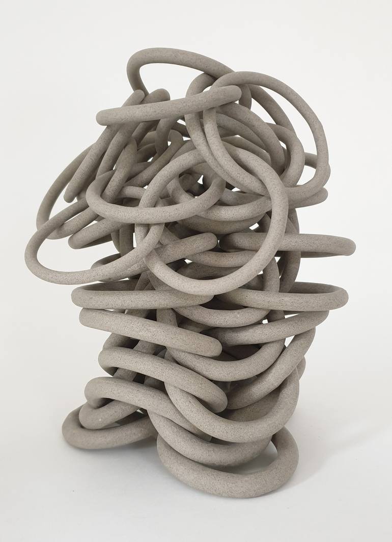 Original Conceptual Abstract Sculpture by Cecil Kemperink