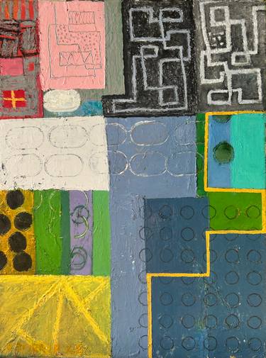 Original Color Field Painting Abstract Painting by Harry Stirrup