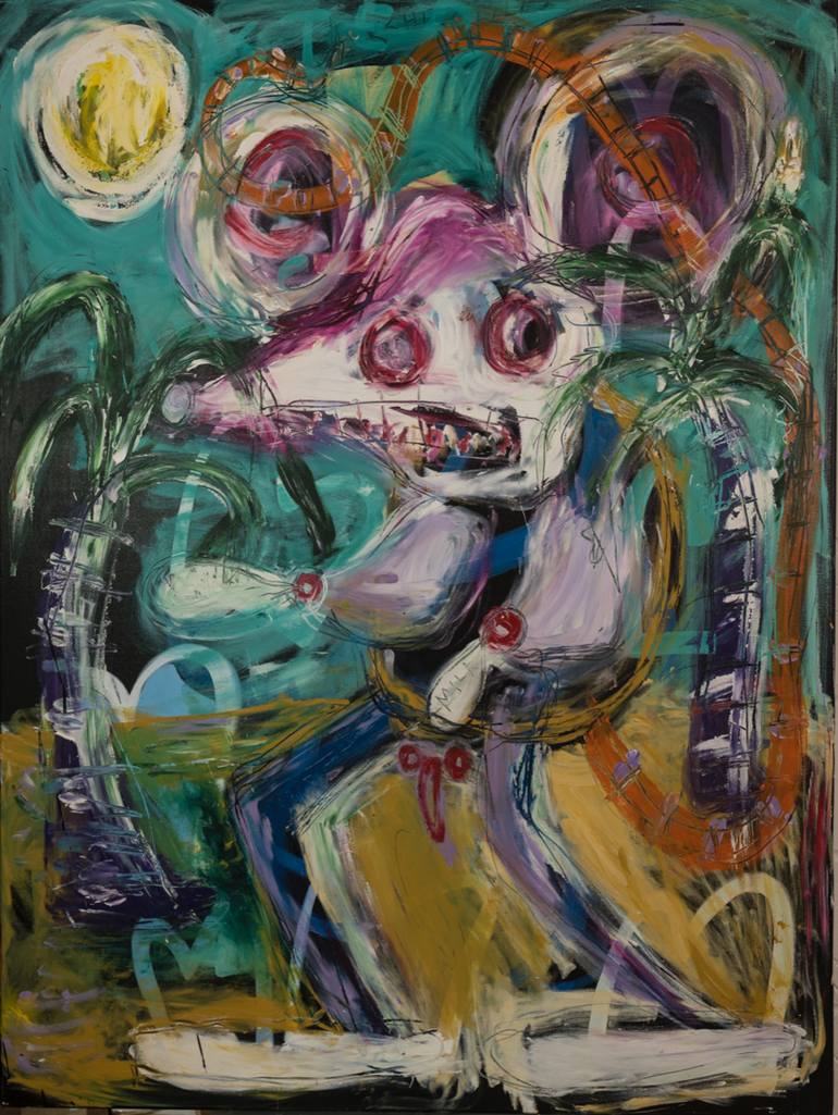 Acid Mouse Painting by Noel Fielding | Saatchi Art