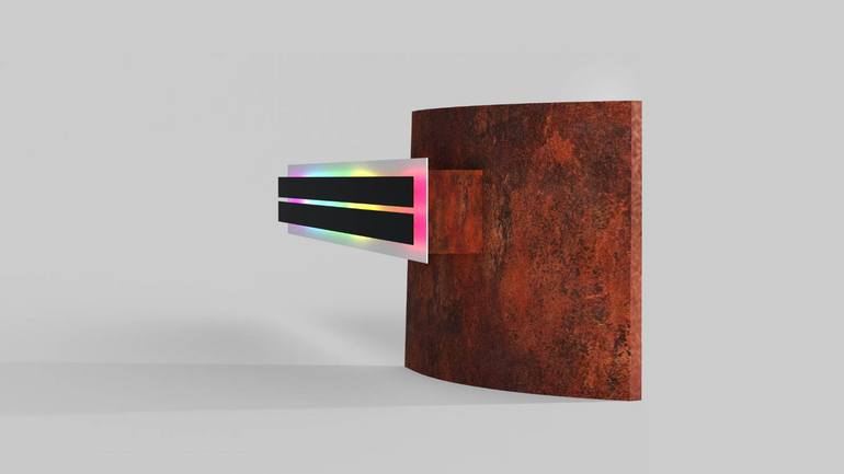 Original Conceptual Abstract Sculpture by Alexander Lorenz