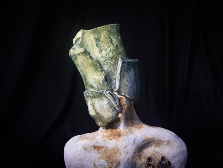 Original Abstract People Sculpture by Alberto Soto