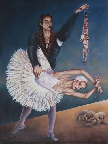 Print of Figurative Performing Arts Paintings by Boris Hodak
