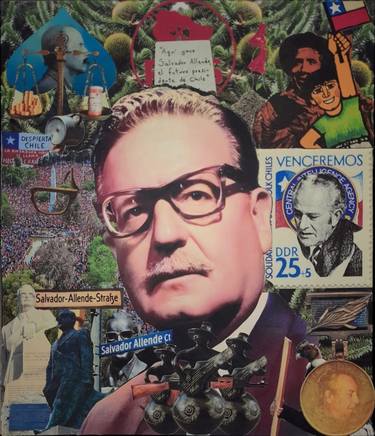 Print of Political Collage by Felipe Carvajal Brown Marcó