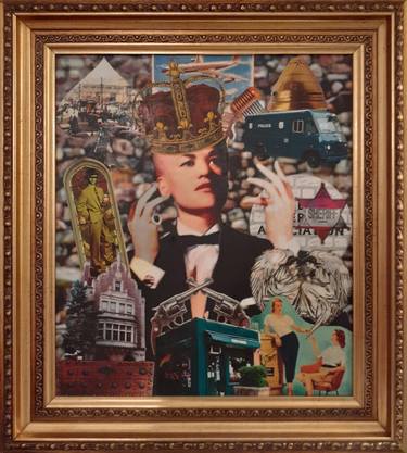 Original Abstract Expressionism Women Mixed Media by Felipe Carvajal Brown Marcó