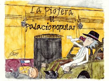 Print of Conceptual Cartoon Drawings by Felipe Carvajal Brown Marcó