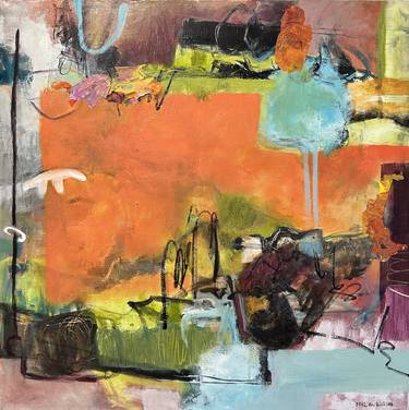 Original Abstract Expressionism Abstract Paintings by Lisa McLaughlin