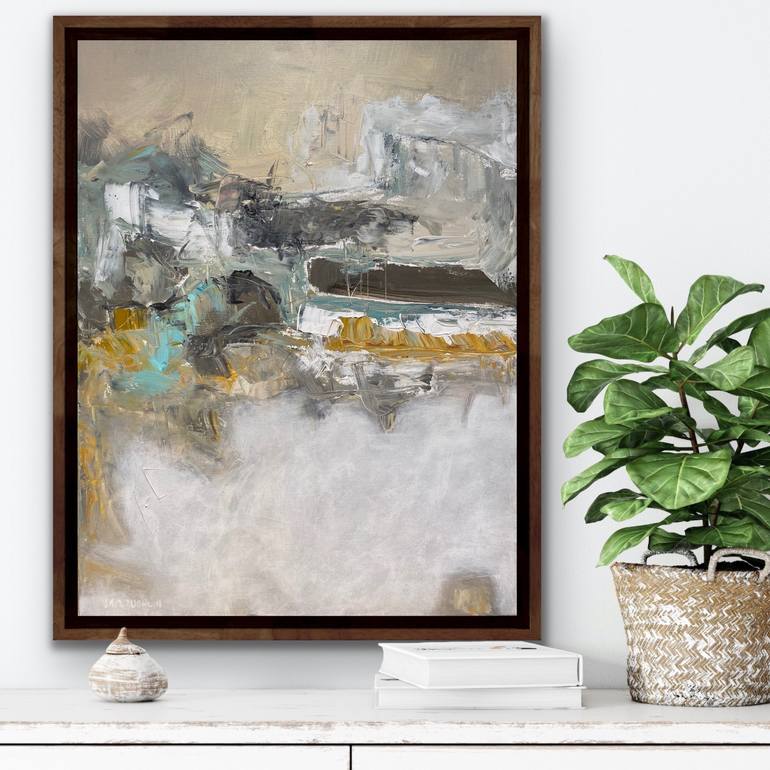 Original Abstract Expressionism Abstract Painting by Lisa McLaughlin