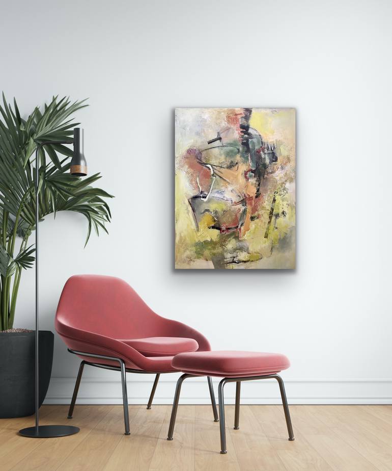 Original Abstract Expressionism Abstract Painting by Lisa Mclaughlin