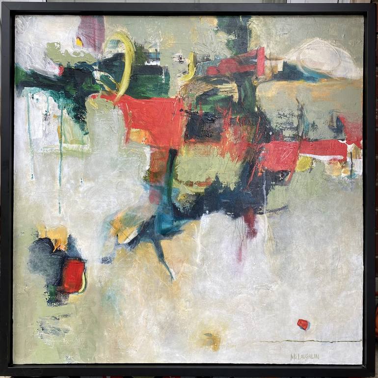 Original Abstract Expressionism Abstract Painting by Lisa McLaughlin