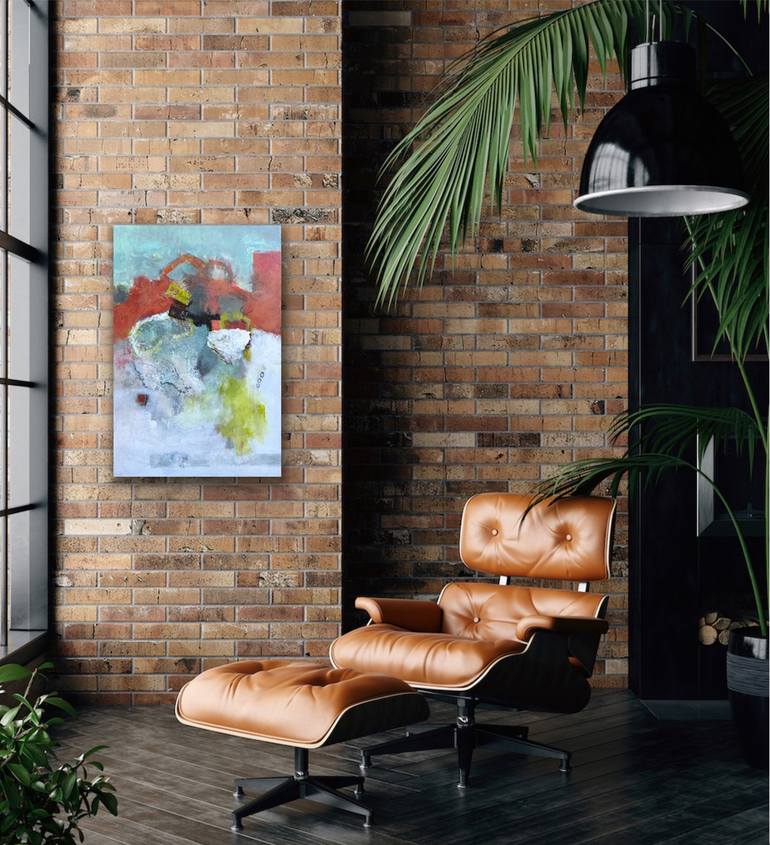 Original Abstract Expressionism Abstract Painting by Lisa Mclaughlin