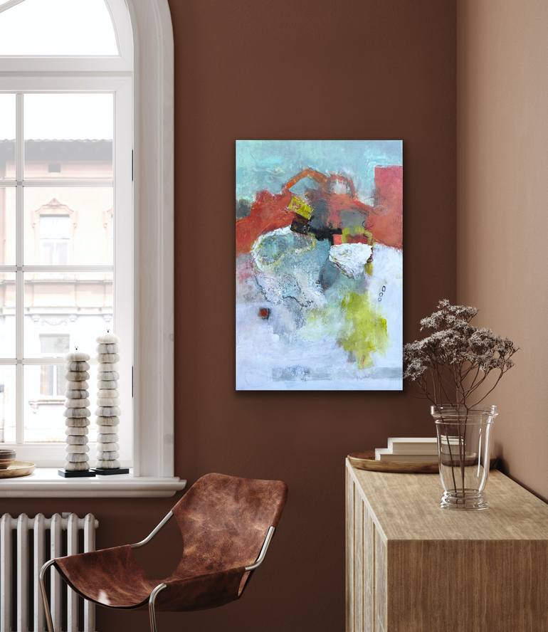 Original Abstract Expressionism Abstract Painting by Lisa Mclaughlin