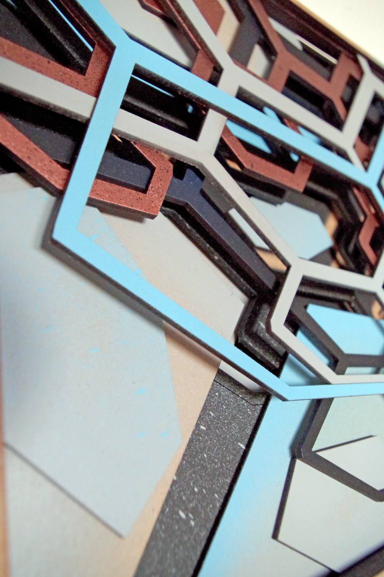 Original Abstract Geometric Sculpture by Jan Weissenfeldt