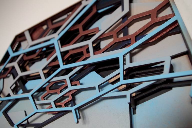 Original Abstract Geometric Sculpture by Jan Weissenfeldt