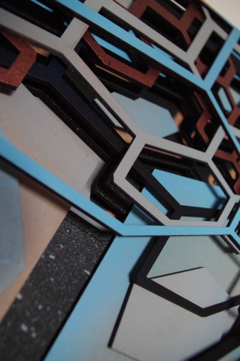 Original Abstract Geometric Sculpture by Jan Weissenfeldt