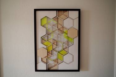 Original Abstract Geometric Sculpture by Jan Weissenfeldt