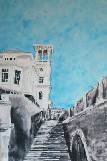 Original Architecture Paintings by Robin Rutherford