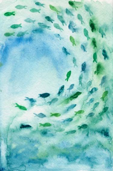Original Fish Painting by Andrea Gingerich