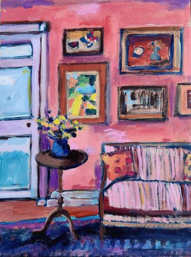 Print of Impressionism Interiors Paintings by Marous Artist