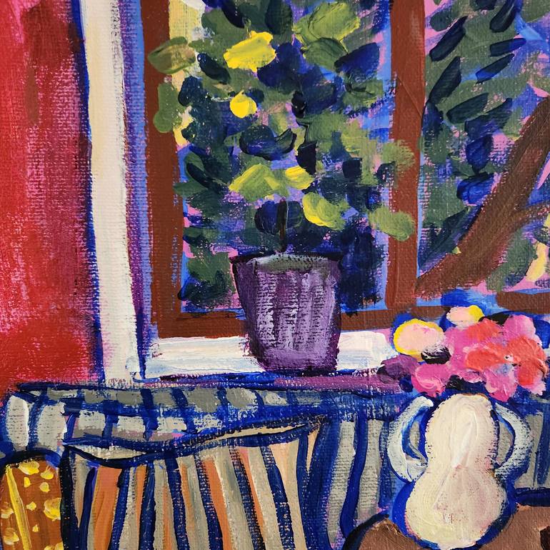 Original Figurative Home Painting by Marous Artist