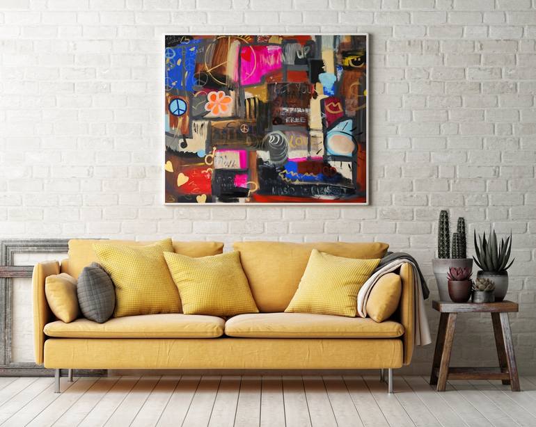 Original Abstract Painting by Marous  Artist