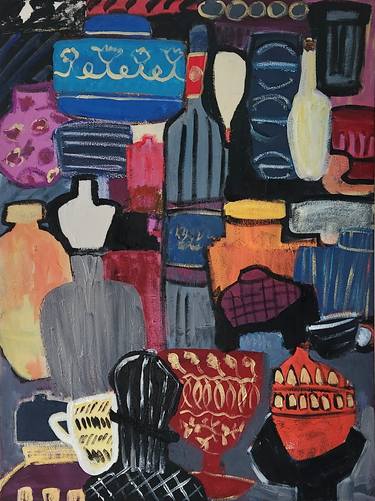 Print of Expressionism Still Life Paintings by Marous Artist