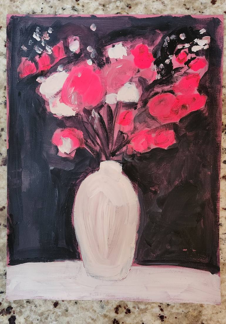 Original Floral Painting by Marous  Artist