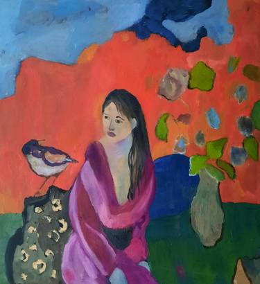 Original Women Paintings by Marous Artist