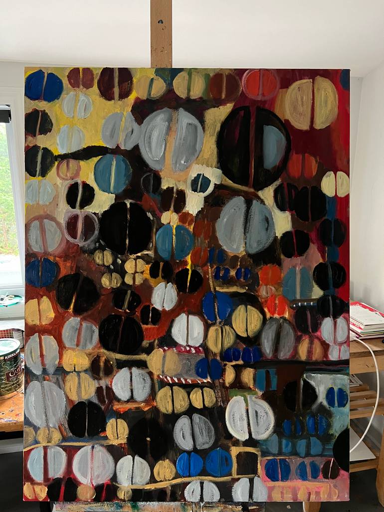 Original Expressionism Abstract Painting by Marous Artist
