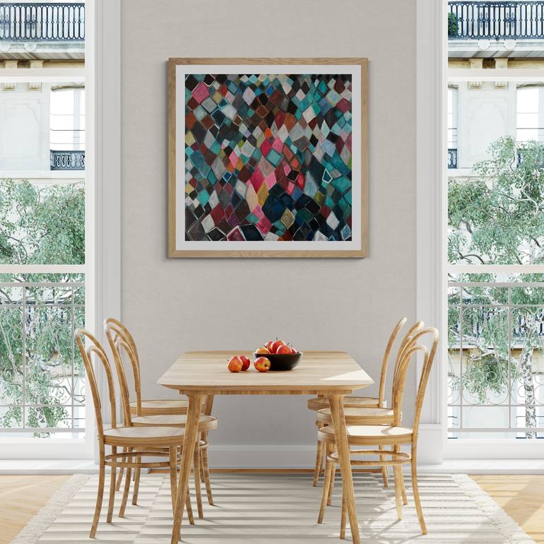 Original Abstract Expressionism Abstract Painting by Marous Artist
