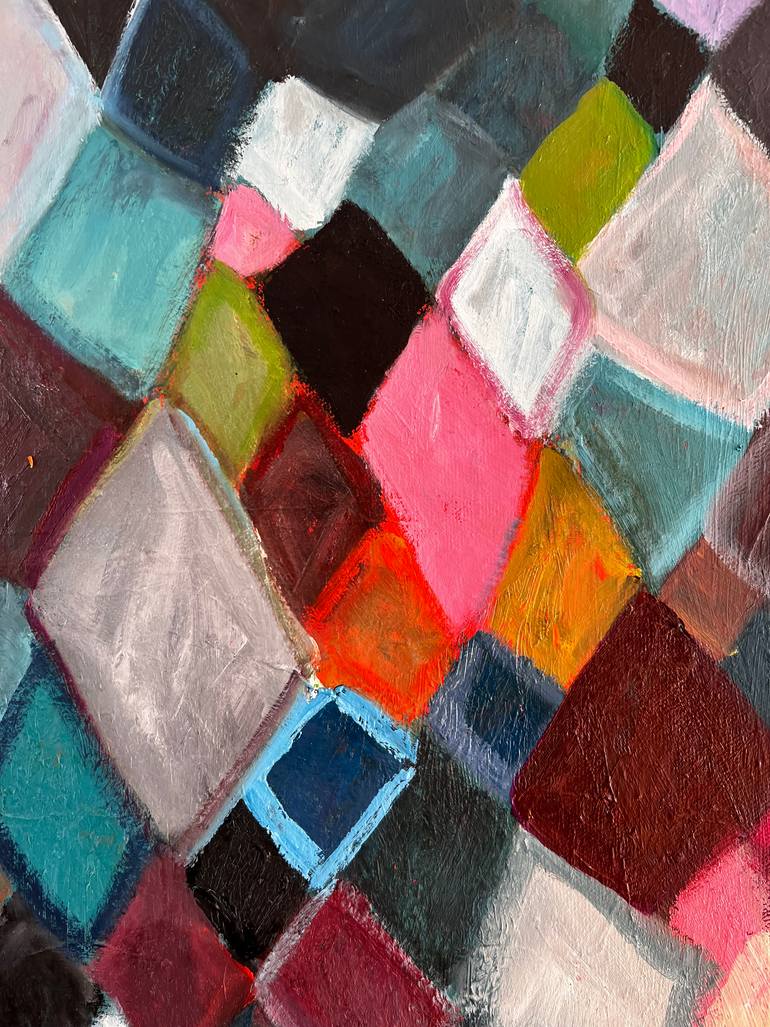 Original Abstract Expressionism Abstract Painting by Marous Artist