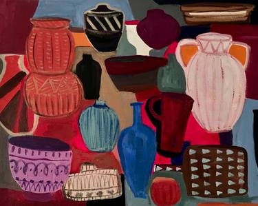 Original Expressionism Still Life Paintings by Marous Artist