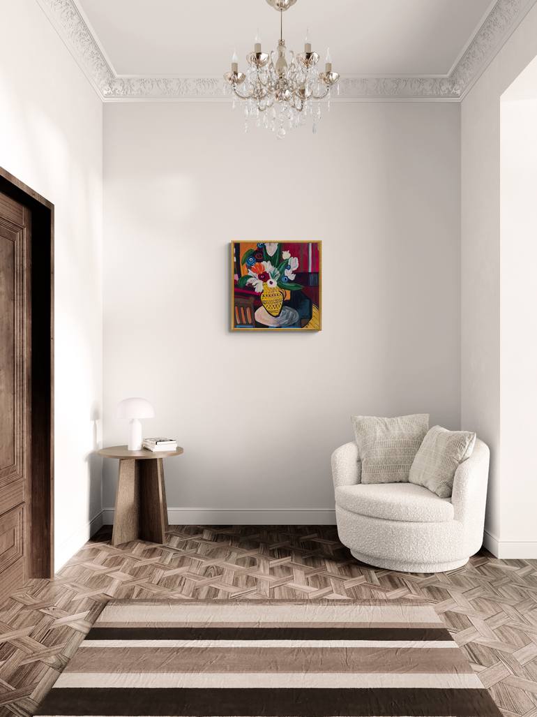 Original Expressionism Still Life Painting by Marous Artist