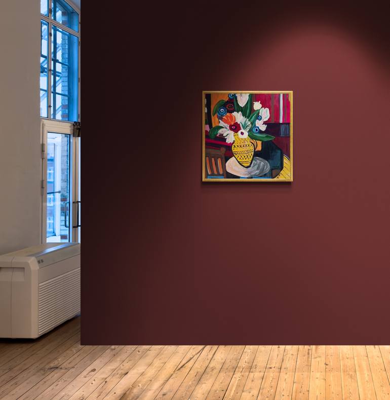 Original Expressionism Still Life Painting by Marous Artist