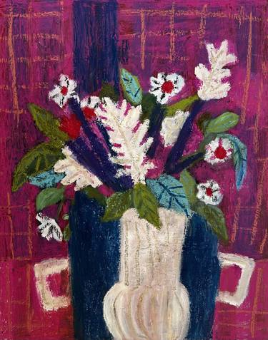 Original Cubism Abstract Painting by Marous Artist